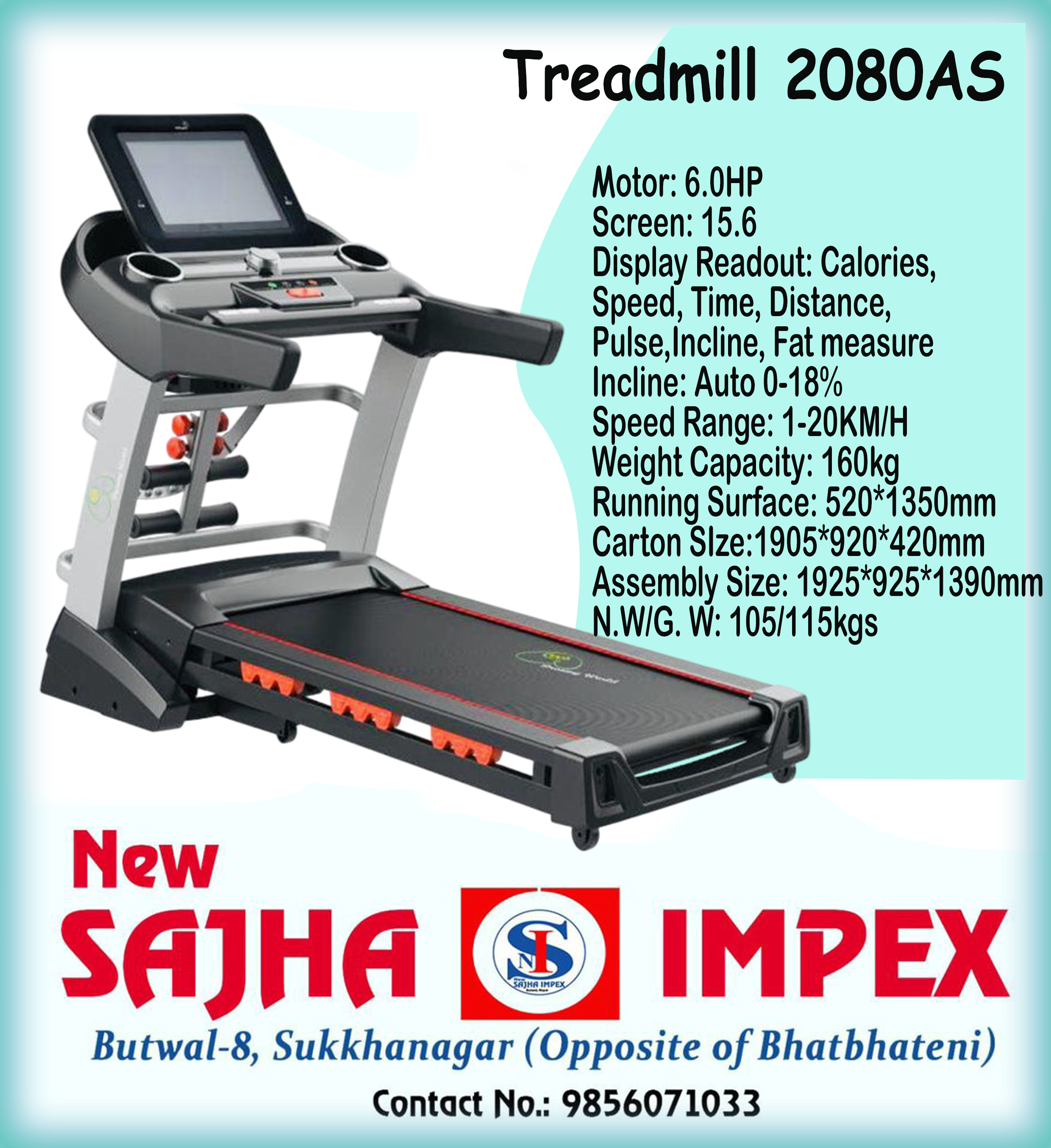Treadmill 2080AS