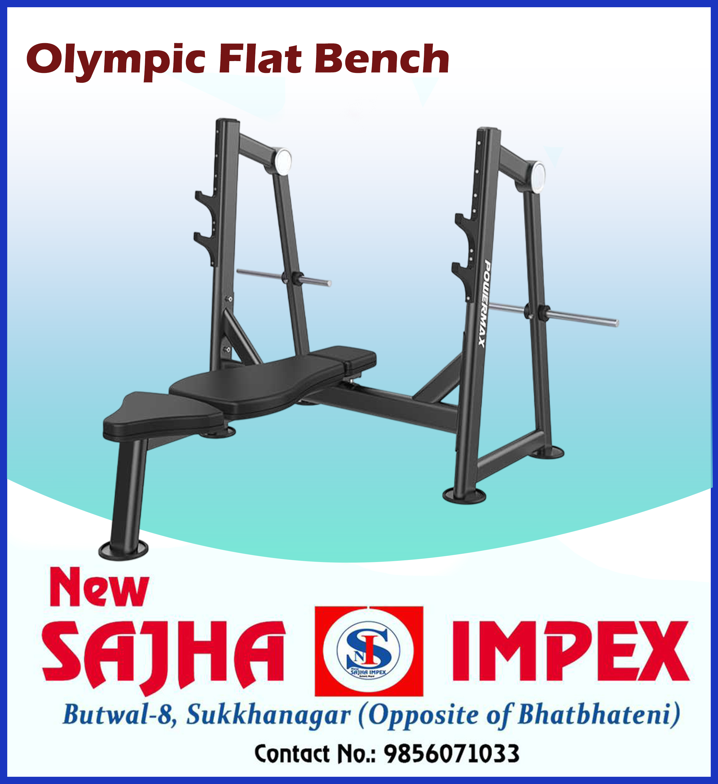 COMMERCIAL FLAT BENCH PRESS