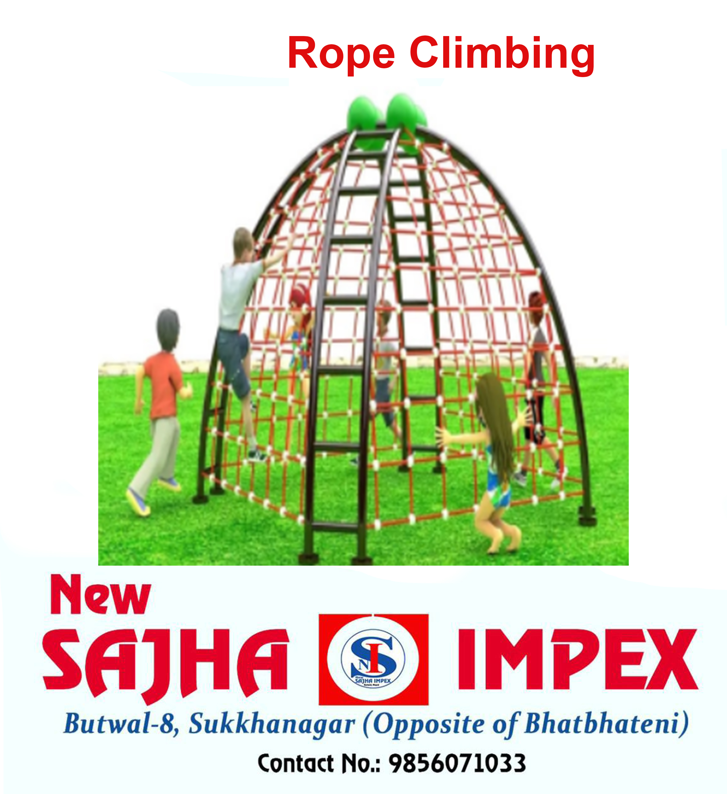 Rope Claimbing 10 x 10 x 7 Ft